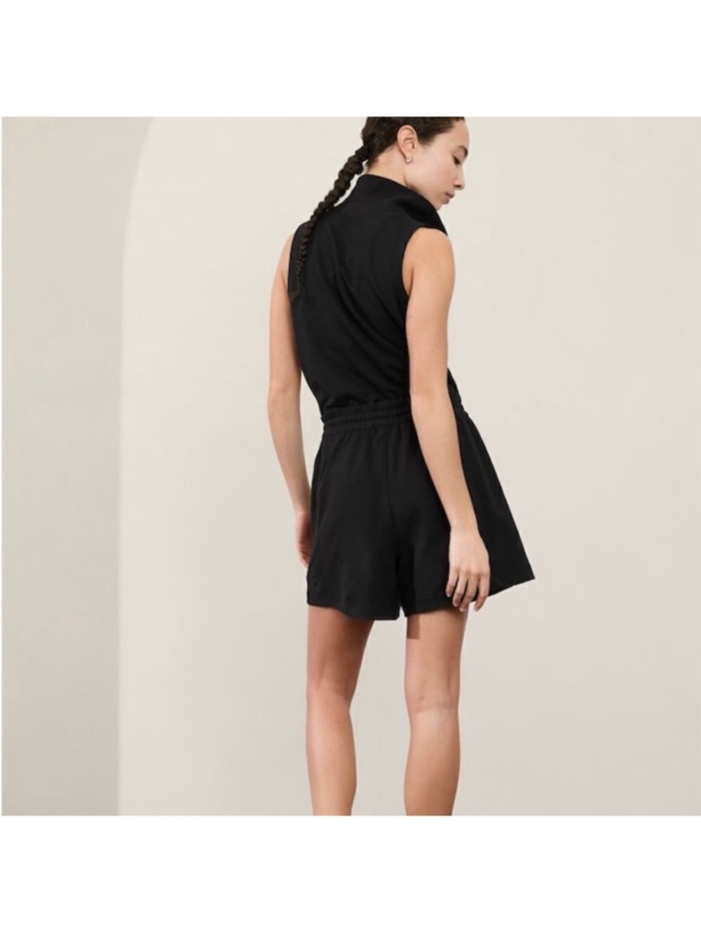 Athleta Retroterry Romper Black - Picture 2 of 12